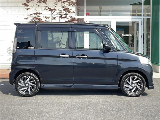 スペーシアカスタム ＸＳターボ　４ＷＤ　純正メモリナビ　フルセグＴＶ　全方位モニター　両側パワースライドドア　デュアルカメラブレーキ　クルーズコントロール　レーンキープアシスト　前席シートヒーター　パドルシフト　ＨＩＤ　純正１５ＡＷ（39枚目）