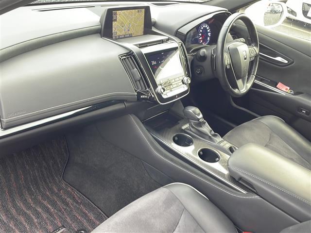 クラウンハイブリッド RSアドバンス Four 4WD セーフティPKGプラス 純正ナビフルセグ パノラミックビューモニター インテリジェントパーキングアシスト2 ヘッドアップディスプレイ 合皮コンビシート セーフティセンス TRDエアロ 18AW(26枚目)