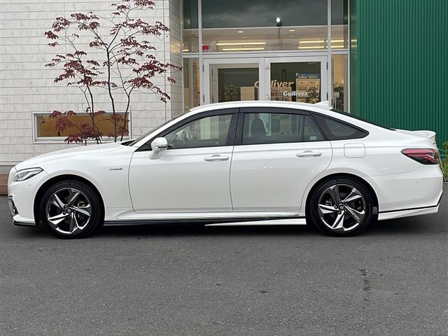 クラウンハイブリッド RSアドバンス Four 4WD セーフティPKGプラス 純正ナビフルセグ パノラミックビューモニター インテリジェントパーキングアシスト2 ヘッドアップディスプレイ 合皮コンビシート セーフティセンス TRDエアロ 18AW(37枚目)