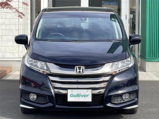 オデッセイ アブソルート　４ＷＤ　純正メモリナビ　フルセグ　バックカメラ　ハーフレザーシート　左パワースライドドア　あんしんパッケージ　衝突軽減ブレーキ　クルーズコントロール　純正エンジンスターター　ＬＥＤライト　純正１７ＡＷ（32枚目）