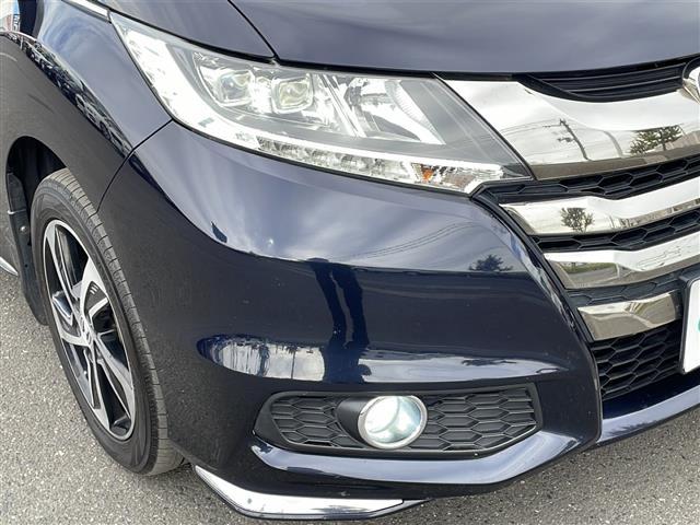 オデッセイ アブソルート　４ＷＤ　純正メモリナビ　フルセグ　バックカメラ　ハーフレザーシート　左パワースライドドア　あんしんパッケージ　衝突軽減ブレーキ　クルーズコントロール　純正エンジンスターター　ＬＥＤライト　純正１７ＡＷ（40枚目）