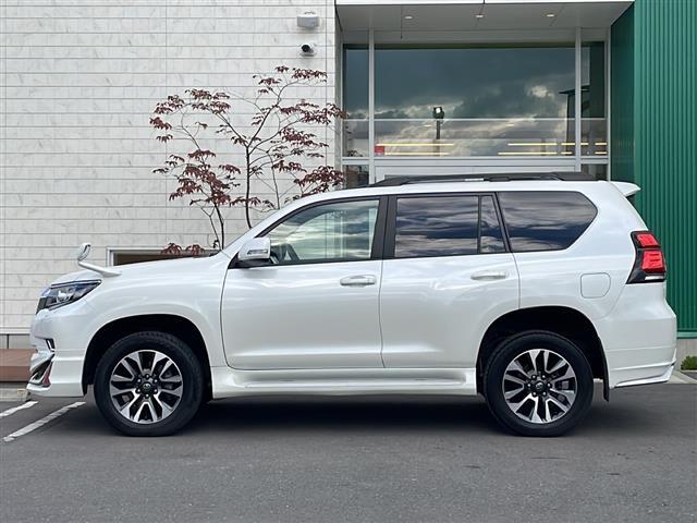 ランドクルーザープラド TX Lパッケージ 4WD アルパイン9型ナビ フルセグ カメラ サンルーフ ベージュレザーシート 前席エアシート・シートヒーター セーフティセンス LEDライト ルーフレール 純正OP19インチAW モデリスタエアロ(38枚目)
