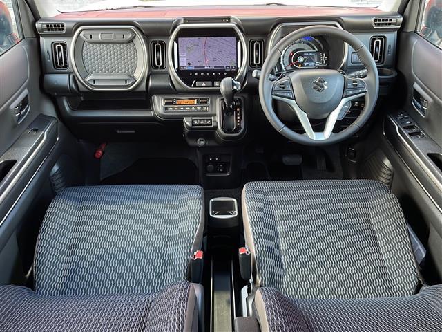 ハスラー ＪスタイルＩＩターボ　４ＷＤ　純正９インチナビ　フルセグ　全方位モニター　セーフティサポート　衝突軽減ブレーキ　追従クルコン　ハイビームアシスト　前席シートヒーター　パドルシフト　ＬＥＤライト　純正１５ＡＷ　ルーフレール（2枚目）