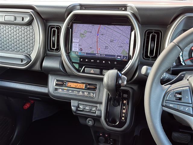 ハスラー ＪスタイルＩＩターボ　４ＷＤ　純正９インチナビ　フルセグ　全方位モニター　セーフティサポート　衝突軽減ブレーキ　追従クルコン　ハイビームアシスト　前席シートヒーター　パドルシフト　ＬＥＤライト　純正１５ＡＷ　ルーフレール（3枚目）