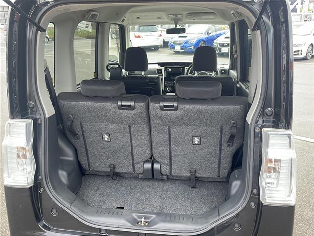 タント カスタムX 4WD 社外オーディオ AUX 片側パワースライドドア オートライト LEDヘッドライト フォグランプ 社外14インチアルミ プッシュスタート スマートキー リアロールサンシェード 純正ラバーマット(23枚目)