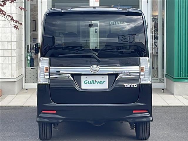 タント カスタムX 4WD 社外オーディオ AUX 片側パワースライドドア オートライト LEDヘッドライト フォグランプ 社外14インチアルミ プッシュスタート スマートキー リアロールサンシェード 純正ラバーマット(33枚目)
