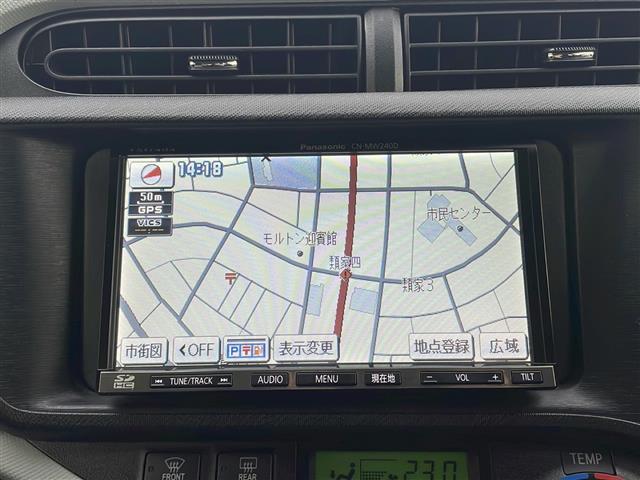 アクア S 寒冷地仕様 SDナビ フルセグ バックカメラ スマートキー プッシュスタート ワイパーデアイサー オートライト ブラック加飾LEDヘッドランプ フォグランプ ヘッドランプクリーナー 社外15インチAW(5枚目)