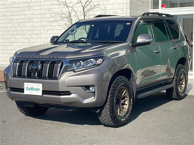ランドクルーザープラド TX Lパッケージ 4WD 寒冷地仕様 メーカーナビ フルセグ パノラミックビューモニター 黒レザーシート 前席エアシート・ヒーター 3列目電動格納 セーフティセンス クリアランスソナー デアイサー バッテリー2個(36枚目)
