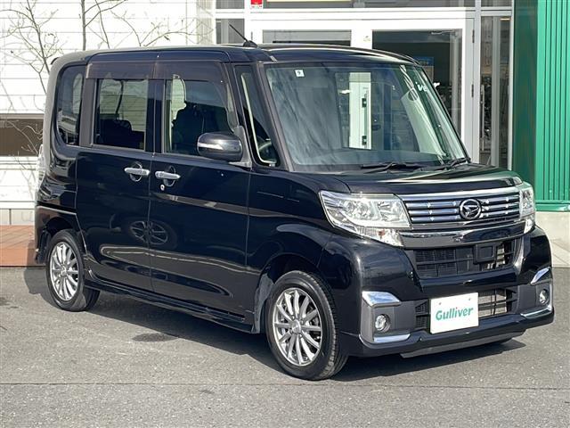 タント カスタムX 4WD 片側パワースライドドア LEDヘッドライト オートライト フォグランプ ベンチシート 純正エンジンスターター アイドリングストップ 社外AW プッシュスタート スマートキー ドアバイザー(29枚目)