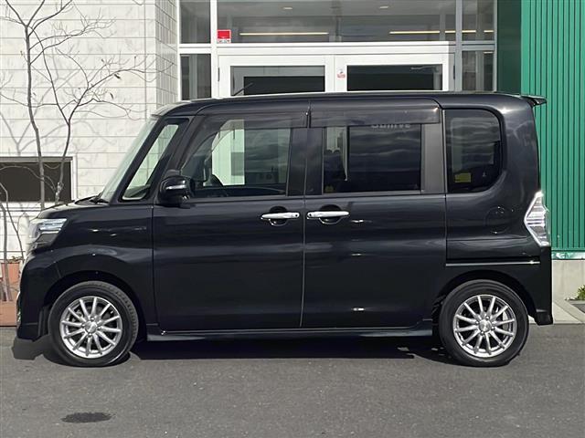 タント カスタムX 4WD 片側パワースライドドア LEDヘッドライト オートライト フォグランプ ベンチシート 純正エンジンスターター アイドリングストップ 社外AW プッシュスタート スマートキー ドアバイザー(35枚目)