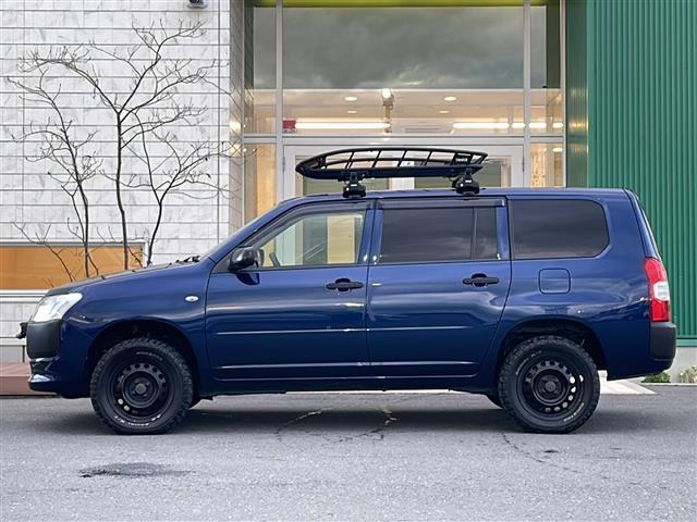 サクシードバン UL 4WD 純正SDナビ ワンセグTV バックカメラ 前方ドライブレコーダー ETC キーレスキー シートカバー THULEルーフキャリア リフトアップ スチールホイールマッドタイヤ AW付スタッドレス有(35枚目)