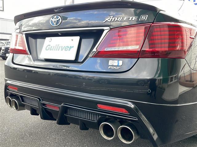 クラウンハイブリッド アスリートS Four J-フロンティア 4WD 寒冷地 純正ナビフルセグ 全方位カメラ ハーフレザー 前席シートヒーター ステアヒーター 前後ドラレコ セーフティセンスP 社外車高調 社外エアロ 社外20AW 社外マフラー 社外テールランプ(38枚目)