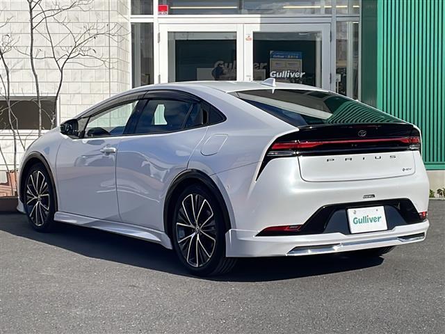 プリウス Z 寒冷地仕様 純正ナビ フルセグTV 全方位カメラ 合皮スポーツシート 前席エアシート・ヒーター ステアヒーター DA連動純正ドラレコ前後 デジタルインナーミラー パワーバックドア モデリスタエアロ(36枚目)