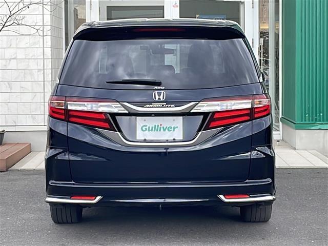 オデッセイ アブソルート・ＥＸ　４ＷＤ　純正８インチナビ　フルセグ　バックカメラ　両側パワースライドドア　合皮コンビシート　あんしんパッケージ　衝突軽減ブレーキ　クルーズコントロール　ブラインドスポットＭ　ＢＬＩＴＺ車高調　ＬＥＤ（35枚目）