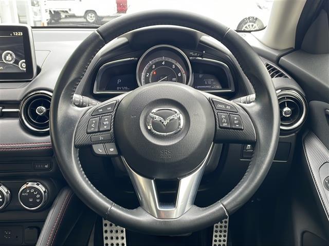 デミオ XDツーリング 4WD 純正ナビ Bカメラ ETC スマートシティブレーキサポート ヘッドアップディスプレイ パドルシフト 前席シートヒーター クルコン LEDヘッドライト フォグランプ 純正16AW スマートキー(14枚目)