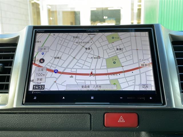 ハイエースバン スーパーＧＬ　ダーク　プライムＩＩ　４ＷＤ　社外８インチナビ　フルセグ　Ｂカメラ　両側パワースライドドア　パワーバックドア　合皮コンビシート　デジタルインナーミラー　リアヒーター・クーラー　ＬＥＤライト・フォグ　モデリスタＦスポイラー（4枚目）