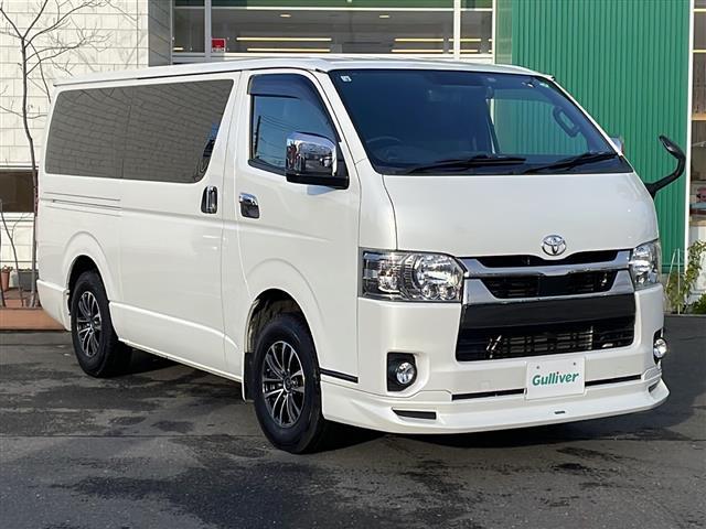 ハイエースバン スーパーＧＬ　ダーク　プライムＩＩ　４ＷＤ　社外８インチナビ　フルセグ　Ｂカメラ　両側パワースライドドア　パワーバックドア　合皮コンビシート　デジタルインナーミラー　リアヒーター・クーラー　ＬＥＤライト・フォグ　モデリスタＦスポイラー（32枚目）