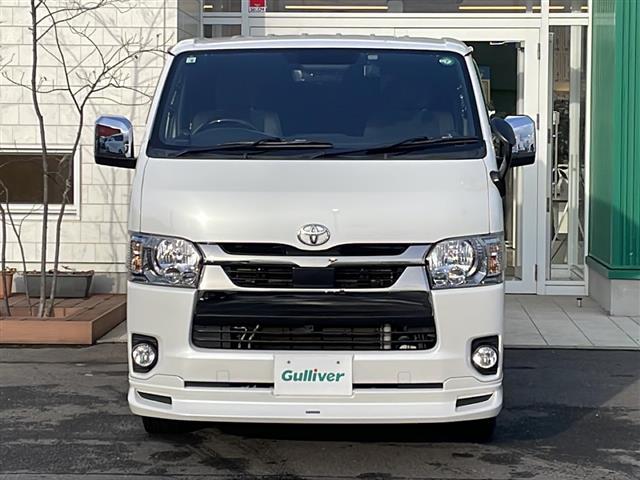 ハイエースバン スーパーＧＬ　ダーク　プライムＩＩ　４ＷＤ　社外８インチナビ　フルセグ　Ｂカメラ　両側パワースライドドア　パワーバックドア　合皮コンビシート　デジタルインナーミラー　リアヒーター・クーラー　ＬＥＤライト・フォグ　モデリスタＦスポイラー（33枚目）