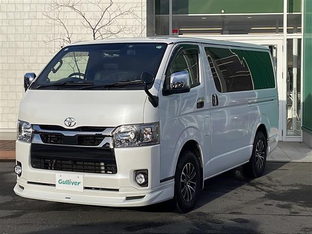 ハイエースバン スーパーＧＬ　ダーク　プライムＩＩ　４ＷＤ　社外８インチナビ　フルセグ　Ｂカメラ　両側パワースライドドア　パワーバックドア　合皮コンビシート　デジタルインナーミラー　リアヒーター・クーラー　ＬＥＤライト・フォグ　モデリスタＦスポイラー（34枚目）