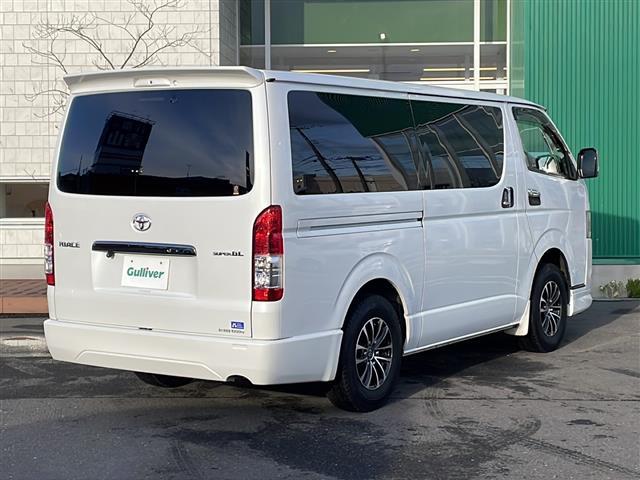 ハイエースバン スーパーＧＬ　ダーク　プライムＩＩ　４ＷＤ　社外８インチナビ　フルセグ　Ｂカメラ　両側パワースライドドア　パワーバックドア　合皮コンビシート　デジタルインナーミラー　リアヒーター・クーラー　ＬＥＤライト・フォグ　モデリスタＦスポイラー（35枚目）