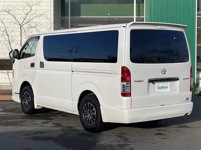 ハイエースバン スーパーＧＬ　ダーク　プライムＩＩ　４ＷＤ　社外８インチナビ　フルセグ　Ｂカメラ　両側パワースライドドア　パワーバックドア　合皮コンビシート　デジタルインナーミラー　リアヒーター・クーラー　ＬＥＤライト・フォグ　モデリスタＦスポイラー（37枚目）