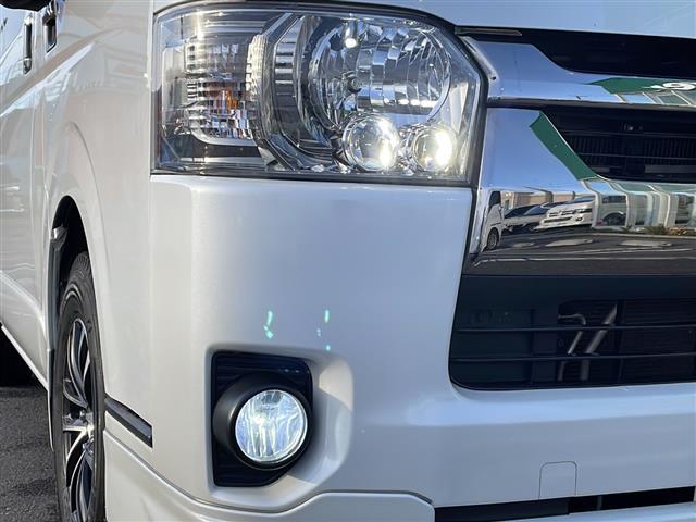ハイエースバン スーパーＧＬ　ダーク　プライムＩＩ　４ＷＤ　社外８インチナビ　フルセグ　Ｂカメラ　両側パワースライドドア　パワーバックドア　合皮コンビシート　デジタルインナーミラー　リアヒーター・クーラー　ＬＥＤライト・フォグ　モデリスタＦスポイラー（40枚目）