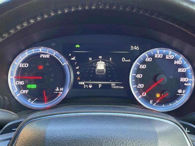 クラウンハイブリッド RS Four 4WD 純正ナビ フルセグ Bカメラ 前席パワーシート・ヒーター ステアリングヒーター 衝突軽減ブレーキ 追従クルーズコントロール アダプティブハイビーム レーンキープ 前後ドラレコ LEDライト(23枚目)