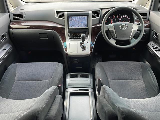 ヴェルファイア ２．４Ｚ　４ＷＤ　純正８インチＨＤＤナビ　フルセグ　純正フリップダウンモニター　バックカメラ　左パワースライドドア　ビルトインＥＴＣ　前方ドライブレコーダー　ワイパーデアイサー　ＨＩＤライト　ＴＥＩＮ車高調（2枚目）