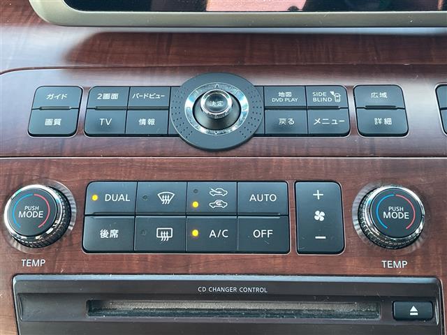 エルグランド ハイウェイスター　ワンオーナー　４ＷＤ　純正８型ＤＶＤナビ・フルセグＴＶ　サイドブラインドモニター　ＥＴＣ　両側パワースライドドア　センターデフロック　ステアリングスイッチ　アクティブＡＦＳ　ＨＩＤヘッドライト　フォグ（3枚目）