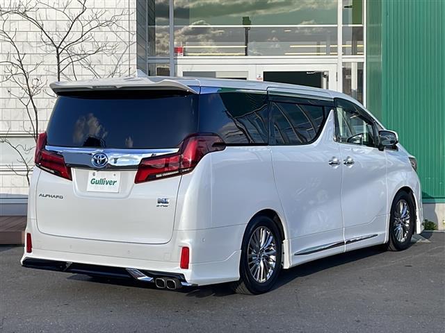 アルファードハイブリッド SR Cパッケージ 4WD 純正10.5型ナビ 13.3インチリアエンターテイメント JBLプレミアムサウンド パノラミックビューモニタ デジタルインナーミラー Pバックドア 合皮エアシート セーフティセンス モデリスタ(35枚目)