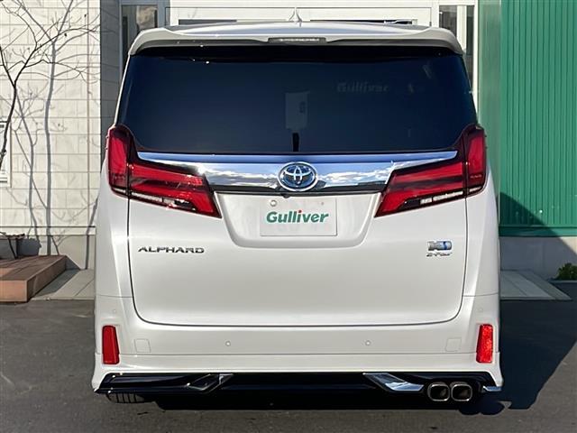 アルファードハイブリッド SR Cパッケージ 4WD 純正10.5型ナビ 13.3インチリアエンターテイメント JBLプレミアムサウンド パノラミックビューモニタ デジタルインナーミラー Pバックドア 合皮エアシート セーフティセンス モデリスタ(36枚目)