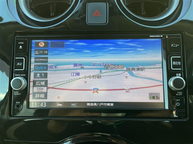 ノート ｅ－パワー　Ｘ　ワンオーナー　純正ＳＤナビ　フルセグ　アラウンドビューモニター　エマージェンシーブレーキ　レーンキープ　前後コーナーセンサー　ドアミラーヒーター　スマートルームミラー　ＬＥＤヘッドライト　フォグランプ（5枚目）