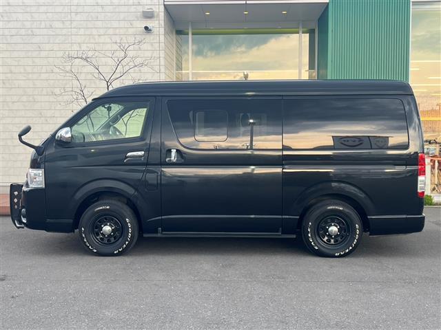ハイエースバン スーパーGL 4WD 社外HDDナビ フルセグTV バックカメラ 後席モニター 両側スライドドアイージークローザー バンパーガード リアベッドキット LEDヘッドライト フォグランプ 社外ホイール(38枚目)
