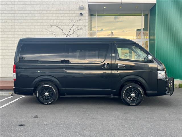 ハイエースバン スーパーGL 4WD 社外HDDナビ フルセグTV バックカメラ 後席モニター 両側スライドドアイージークローザー バンパーガード リアベッドキット LEDヘッドライト フォグランプ 社外ホイール(39枚目)