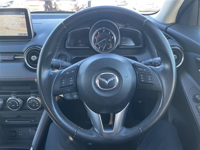 デミオ ＸＤツーリング　４ＷＤ　純正ＳＤナビＴＶ　ヘッドアップディスプレイ　衝突軽減ブレーキ　クルコン　パドルシフト　純正エンスタ　ＥＴＣ　ＬＥＤヘッドライト　フォグランプ　純正１６インチＡＷ　プッシュスタート　スマートキー（14枚目）