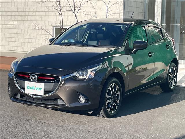 デミオ ＸＤツーリング　４ＷＤ　純正ＳＤナビＴＶ　ヘッドアップディスプレイ　衝突軽減ブレーキ　クルコン　パドルシフト　純正エンスタ　ＥＴＣ　ＬＥＤヘッドライト　フォグランプ　純正１６インチＡＷ　プッシュスタート　スマートキー（34枚目）