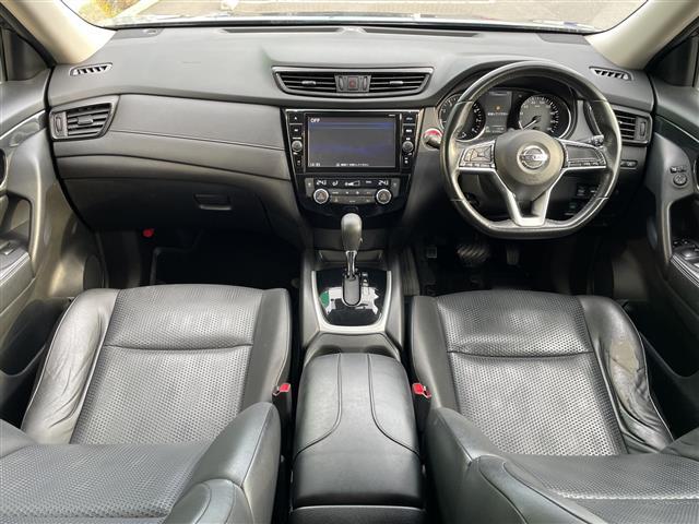 エクストレイル 20X 4WD 純正9インチナビ フルセグTV アラウンドビューモニター インテリルームミラー 前後席シートヒーター 前後ドラレコ エマージェンシーブレーキ クルコン パワーバックドア LEDライト Rレール(2枚目)