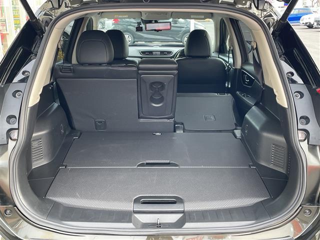 エクストレイル 20X 4WD 純正9インチナビ フルセグTV アラウンドビューモニター インテリルームミラー 前後席シートヒーター 前後ドラレコ エマージェンシーブレーキ クルコン パワーバックドア LEDライト Rレール(28枚目)