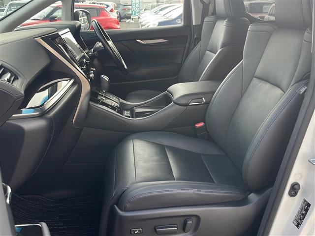 アルファードハイブリッド SR Cパッケージ 4WD 純正9インチDAナビ フルセグ 純正12.1インチフリップダウンモニター 黒革エアシート 両側電動ドア パワーバックドア セーフティセンス 社外車高調 社外20インチアルミ モデリスタエアロ(23枚目)