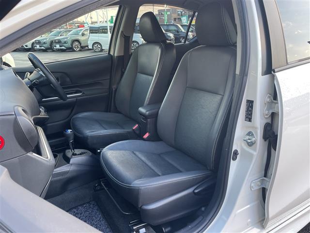 アクア Gブラックソフトレザーセレクション 純正ナビ フルセグ バックカメラ CD・DVD・Bluetooth 合皮シート 前後ドライブレコーダー スマートキー プッシュスタート オートライト ETC 純正アンダーエアロ(24枚目)