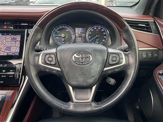 ハリアーハイブリッド プレミアム　アドバンスドパッケージ　４ＷＤ　メーカーナビ　ＪＢＬサウンド　フルセグ　パノラミックビューモニター　ムーンルーフ　ハーフレザーシート　パワーバックドア　衝突軽減ブレーキ　追従クルコン　レーンキープ　ＬＥＤライト　純正１８ＡＷ（14枚目）