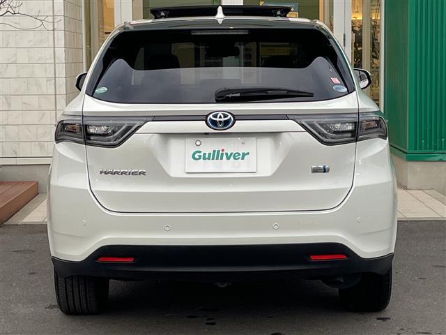 ハリアーハイブリッド プレミアム　アドバンスドパッケージ　４ＷＤ　メーカーナビ　ＪＢＬサウンド　フルセグ　パノラミックビューモニター　ムーンルーフ　ハーフレザーシート　パワーバックドア　衝突軽減ブレーキ　追従クルコン　レーンキープ　ＬＥＤライト　純正１８ＡＷ（36枚目）