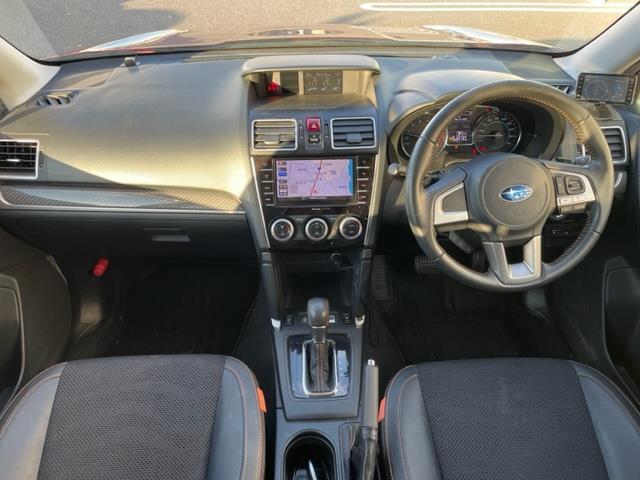 フォレスター X-ブレイク 純正ナビ バックカメラ コーナーセンサー前後 ルーフレール 4WD LEDヘッドライト クルーズコントロール パドルシフト パワーシート スマートキー ハーフレザーシート シートヒーター 純正AW(2枚目)