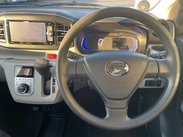 ミライース Ｇ　ＳＡＩＩＩ　ナビ　衝突軽減システム　禁煙車　コーナーセンサー前後　ＬＥＤヘッドライト　ＥＴＣ　ドライブレコーダー　純正アルミホイール　アイドリングストップ　スマートキー　シートヒーター　ワンオーナー　オートライト（4枚目）