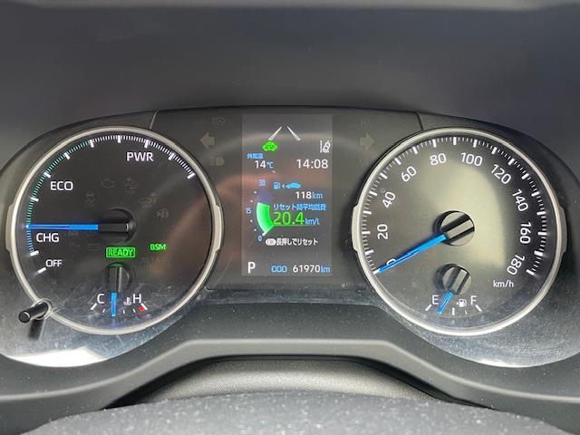ＲＡＶ４ ハイブリッドＸ　純正ナビ　衝突軽減システム　バックカメラ　コーナーセンサー前後　ブラインドスポットモニター　ＬＥＤヘッドライト　純正アルミホイール　ＥＴＣ　プッシュスタート　オートマチックハイビーム　レーンキープ（6枚目）