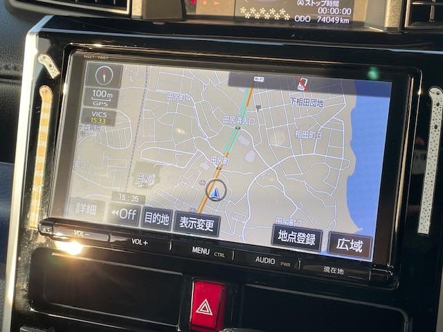 ルーミー カスタムＧ　Ｓ　純正ナビ　衝突軽減システム　フリップダウンモニター　両側パワースライドドア　バックカメラ　コーナーセンサー　ＬＥＤヘッドライト　モデリスタエアロ　シートヒーター　ドライブレコーダー　　ＥＴＣ（3枚目）
