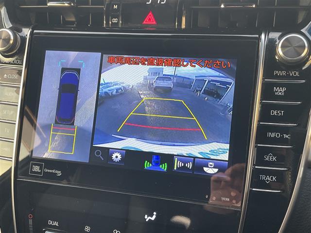 ハリアー プログレス　純正ナビ　衝突軽減システム　ＪＢＬサウンド　全方位カメラ　コーナーセンサー前後　ＥＴＣ２．０　パワーバックドア　ＬＥＤヘッドライト　パワーシート　ハーフレザーシート　純正ドライブレコーダー　純正ＡＷ（4枚目）