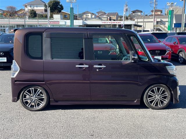 タント カスタムＲＳ　ＳＡ　社外ナビ　両側パワースライドドア　フリップダウンモニター　アイドリングストップ　プッシュスタート　ＬＥＤヘッドライト　オートライト　純正アルミホイール　電動格納ミラー　ＥＴＣ　横滑り防止装置（36枚目）