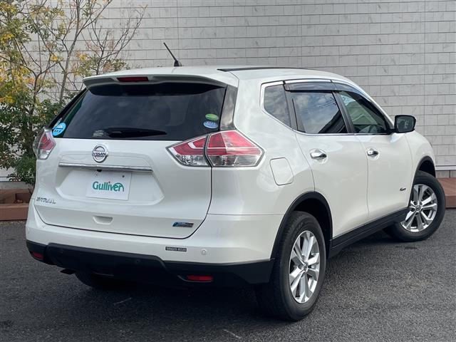 エクストレイル 20X ハイブリッド エマージェンシーブレーキP 衝突軽減システム 禁煙車 バックカメラ コーナーセンサー前後 LEDヘッドライト ETC スマートキー シートヒーター ドライブレコーダー 純正アルミホイール アイドリングストップ 電度リアゲート(32枚目)