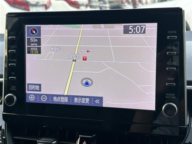 カローラスポーツ ハイブリッドＧ　スタイルパッケージ　純正ディスプレイオーディオ　フルセグ　バックカメラ　ＢＢＳアルミホイール　シートヒーター　トヨタセーフティセンス　ビルトインＥＴＣ　ハーフレザーシート　ＬＥＤヘッドライト　電子パーキング　スマートキー（4枚目）